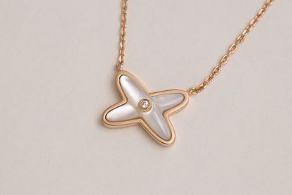 [Elowen Jewels]JEUX DE NECKLACE 1 DIAMOND