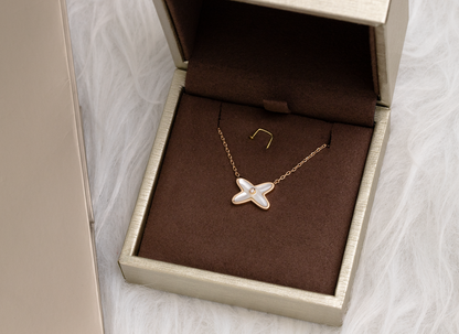 [Elowen Jewels]JEUX DE NECKLACE 1 DIAMOND