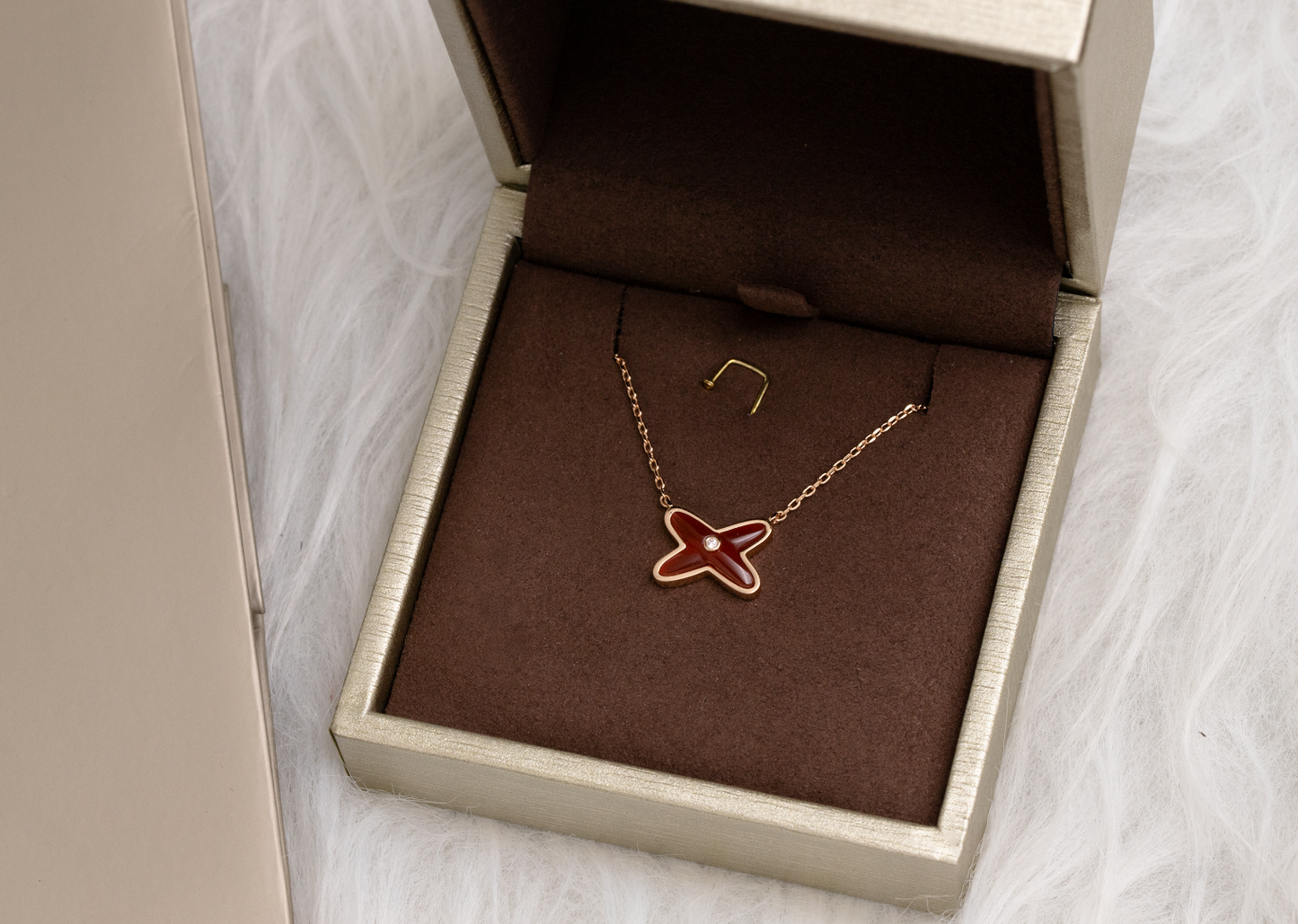 [Elowen Jewels]JEUX DE NECKLACE 1 DIAMOND