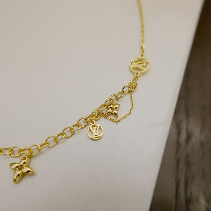 [Elowen Jewels]BLOOMING SUPPLE NECKLACE BRASS