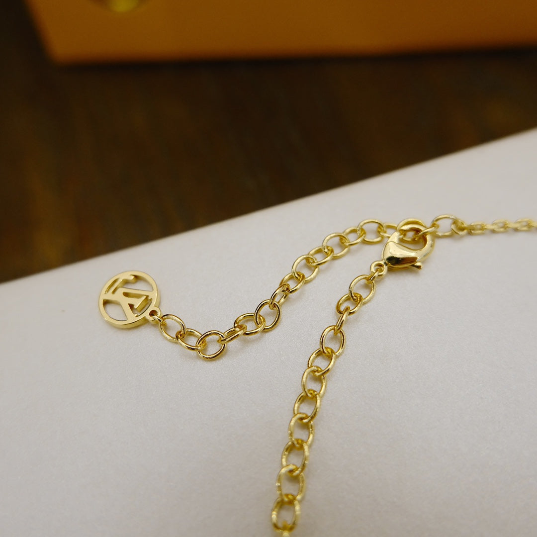 [Elowen Jewels]BLOOMING SUPPLE NECKLACE BRASS