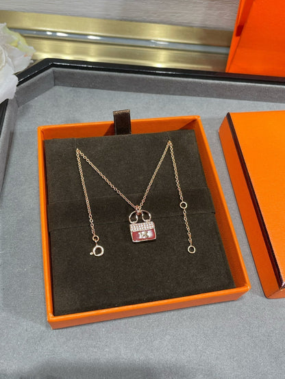 [Elowen Jewels]H CIRCE MOISSANITE PENDANT NECKLACE GOLD