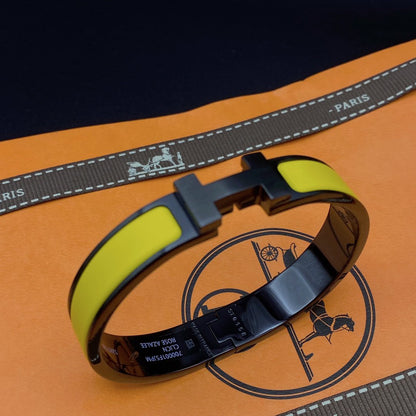 [Elowen Jewels]CLIC HM SO BLACK YELLOW BRACELET