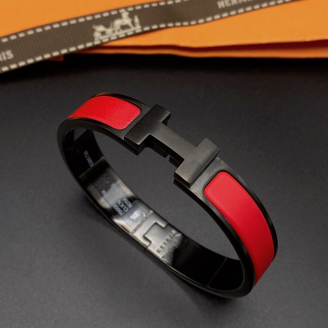 [Elowen Jewels]CLIC HM SO BLACK RED BRACELET