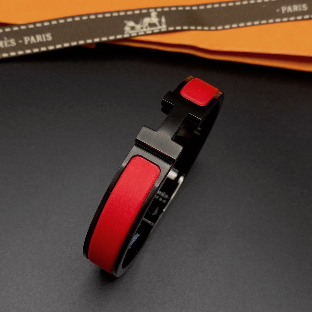 [Elowen Jewels]CLIC HM SO BLACK RED BRACELET