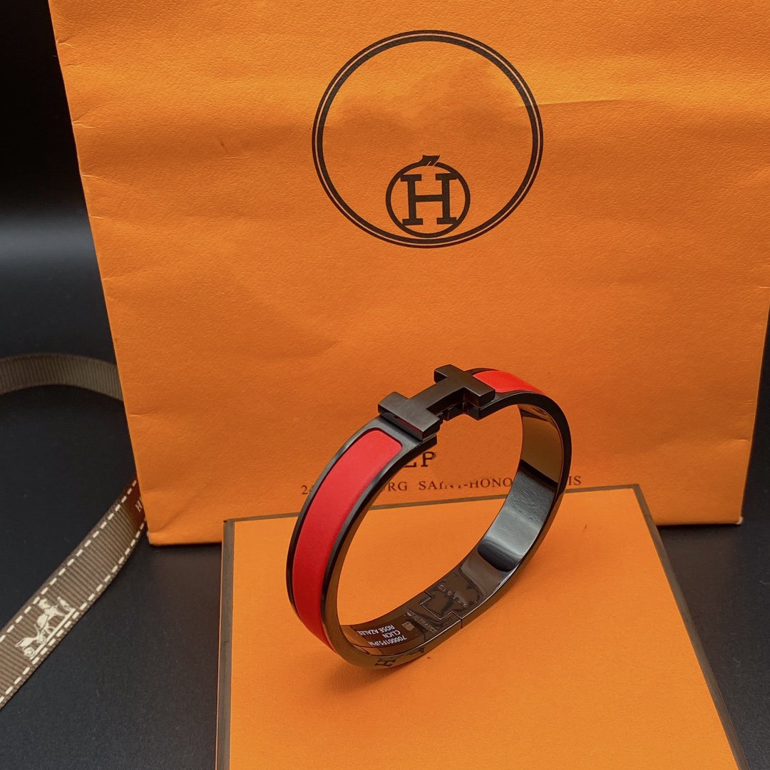 [Elowen Jewels]CLIC HM SO BLACK RED BRACELET
