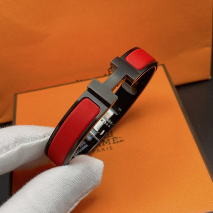 [Elowen Jewels]CLIC HM SO BLACK RED BRACELET