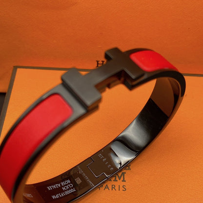 [Elowen Jewels]CLIC HM SO BLACK RED BRACELET