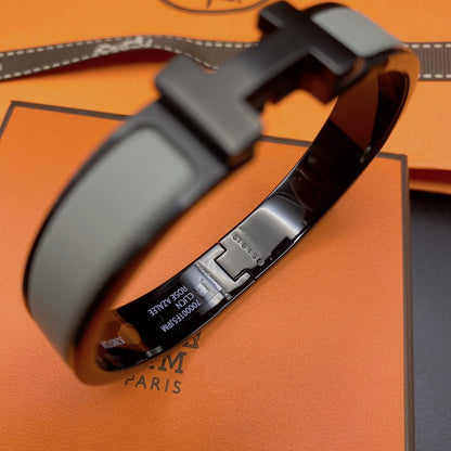 [Elowen Jewels]CLIC HM SO BLACK GREY BRACELET