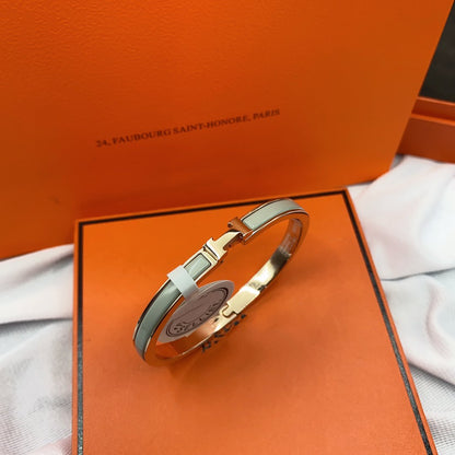 [Elowen Jewels]CLASSIC HM CLIC GREEN 8MM ENAMEL BRACELET
