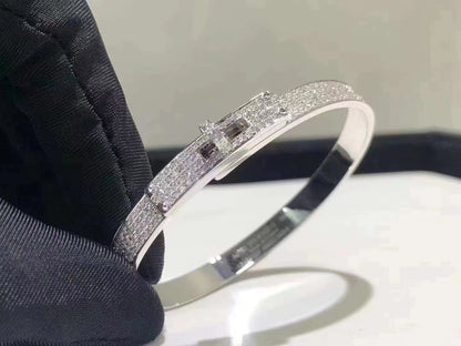 [Elowen Jewels]HM KELLY BRACELET IN SILVER AND FULL PAVE DIAMOND