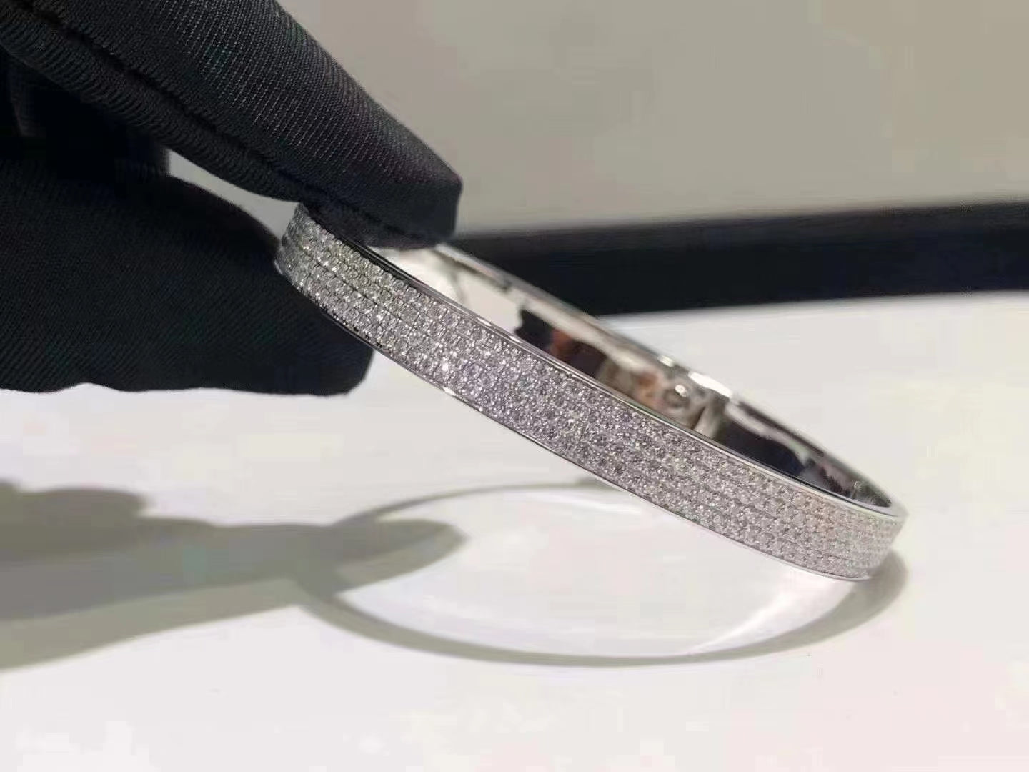 [Elowen Jewels]HM KELLY BRACELET IN SILVER AND FULL PAVE DIAMOND