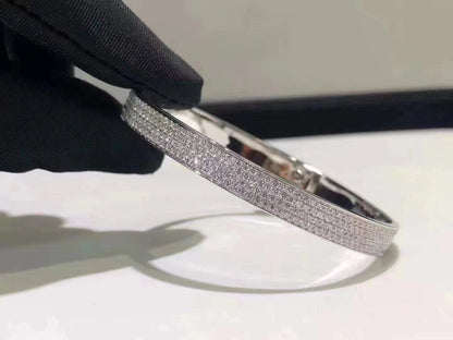 [Elowen Jewels]HM KELLY BRACELET IN SILVER AND FULL PAVE DIAMOND