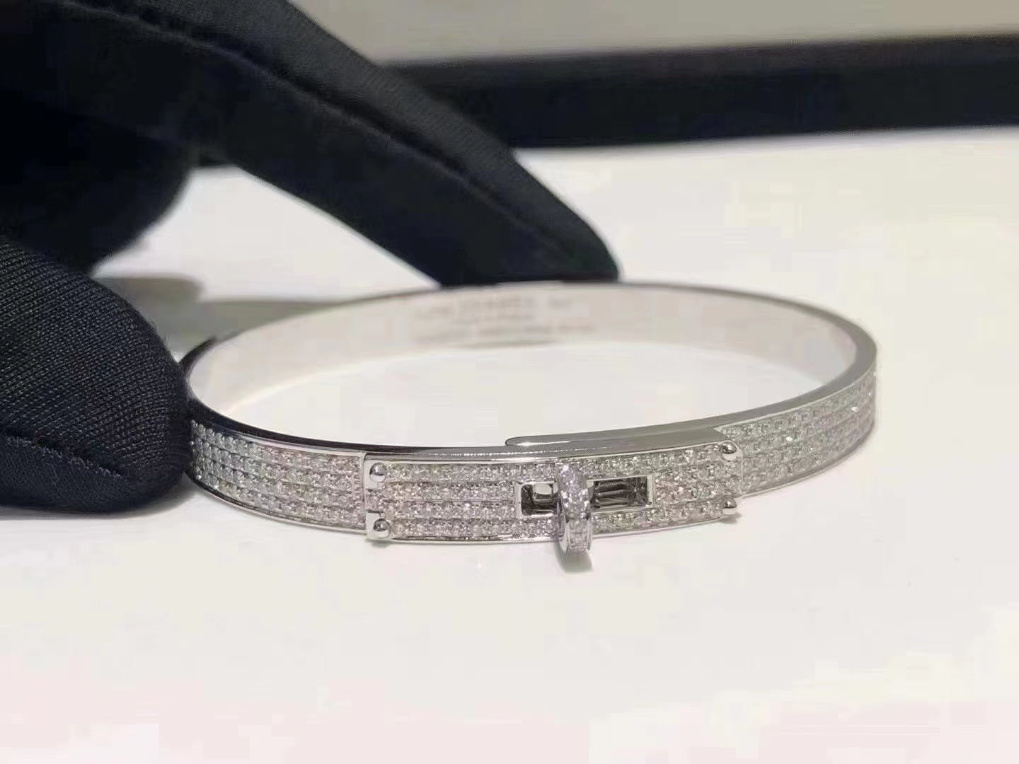 [Elowen Jewels]HM KELLY BRACELET IN SILVER AND FULL PAVE DIAMOND