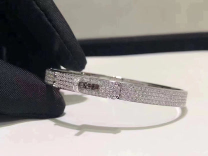 [Elowen Jewels]HM KELLY BRACELET IN SILVER AND FULL PAVE DIAMOND