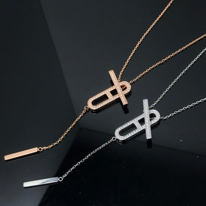 [Elowen Jewels]HM NECKLACE PLATINUM ROSE GOLD DIAMOND