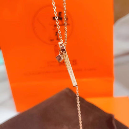 [Elowen Jewels]HM NECKLACE PLATINUM ROSE GOLD DIAMOND