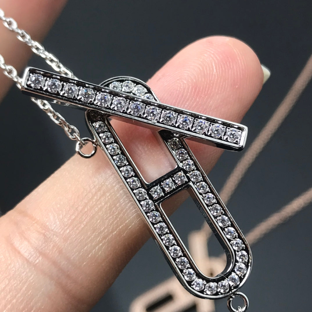 [Elowen Jewels]HM NECKLACE PLATINUM ROSE GOLD DIAMOND