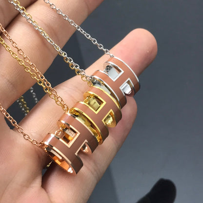 [Elowen Jewels]H NECKLACE BROWN