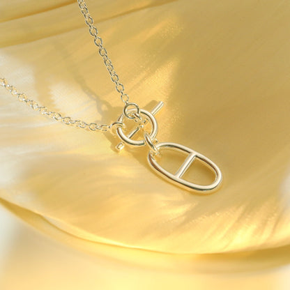 [Elowen Jewels]HM CHAINE D'ANCRE PENDANT NECKLACE STERLING SILVER