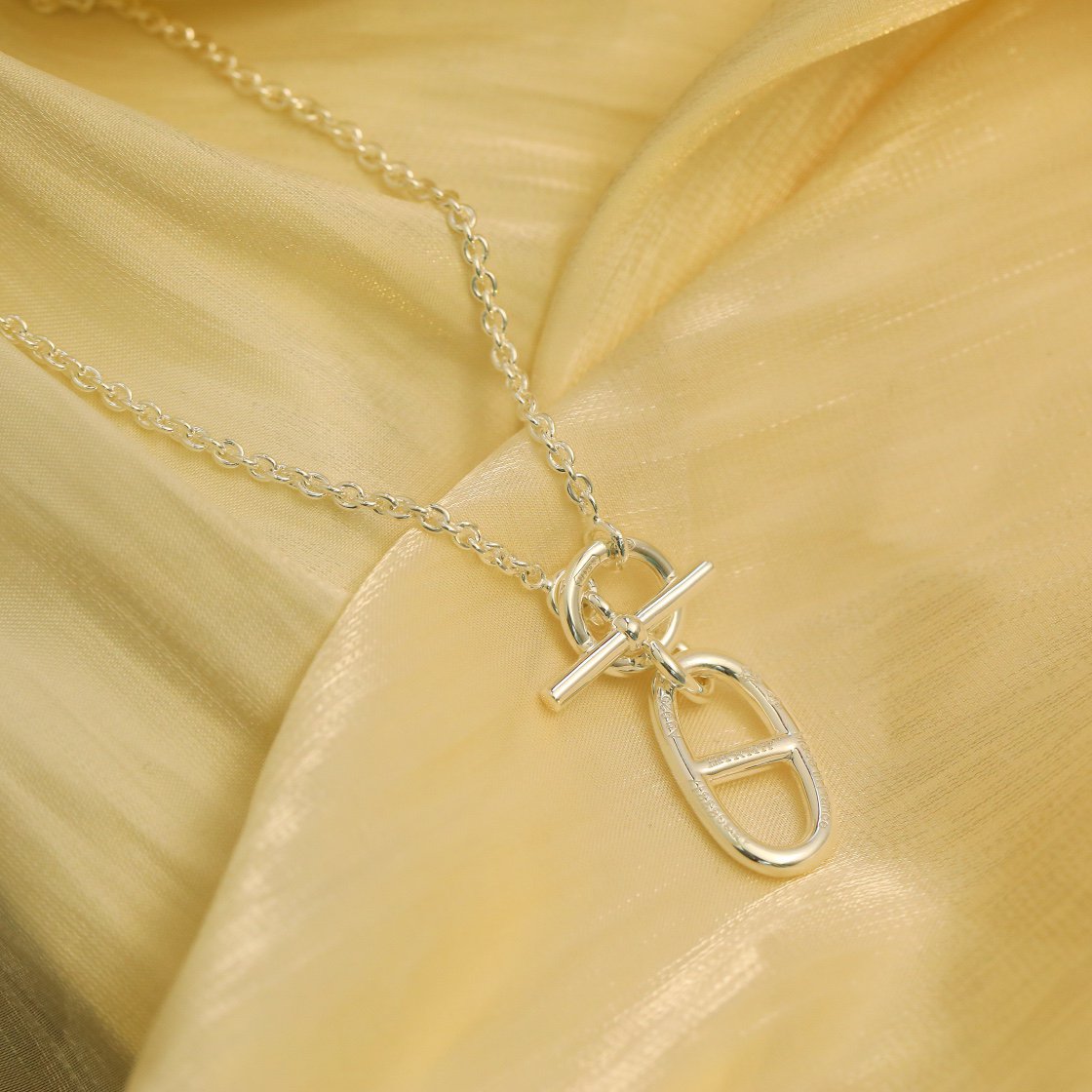 [Elowen Jewels]HM CHAINE D'ANCRE PENDANT NECKLACE STERLING SILVER