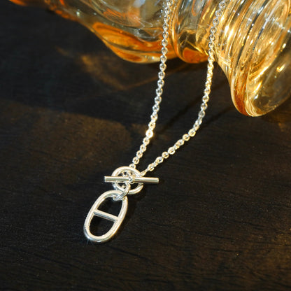 [Elowen Jewels]HM CHAINE D'ANCRE PENDANT NECKLACE STERLING SILVER
