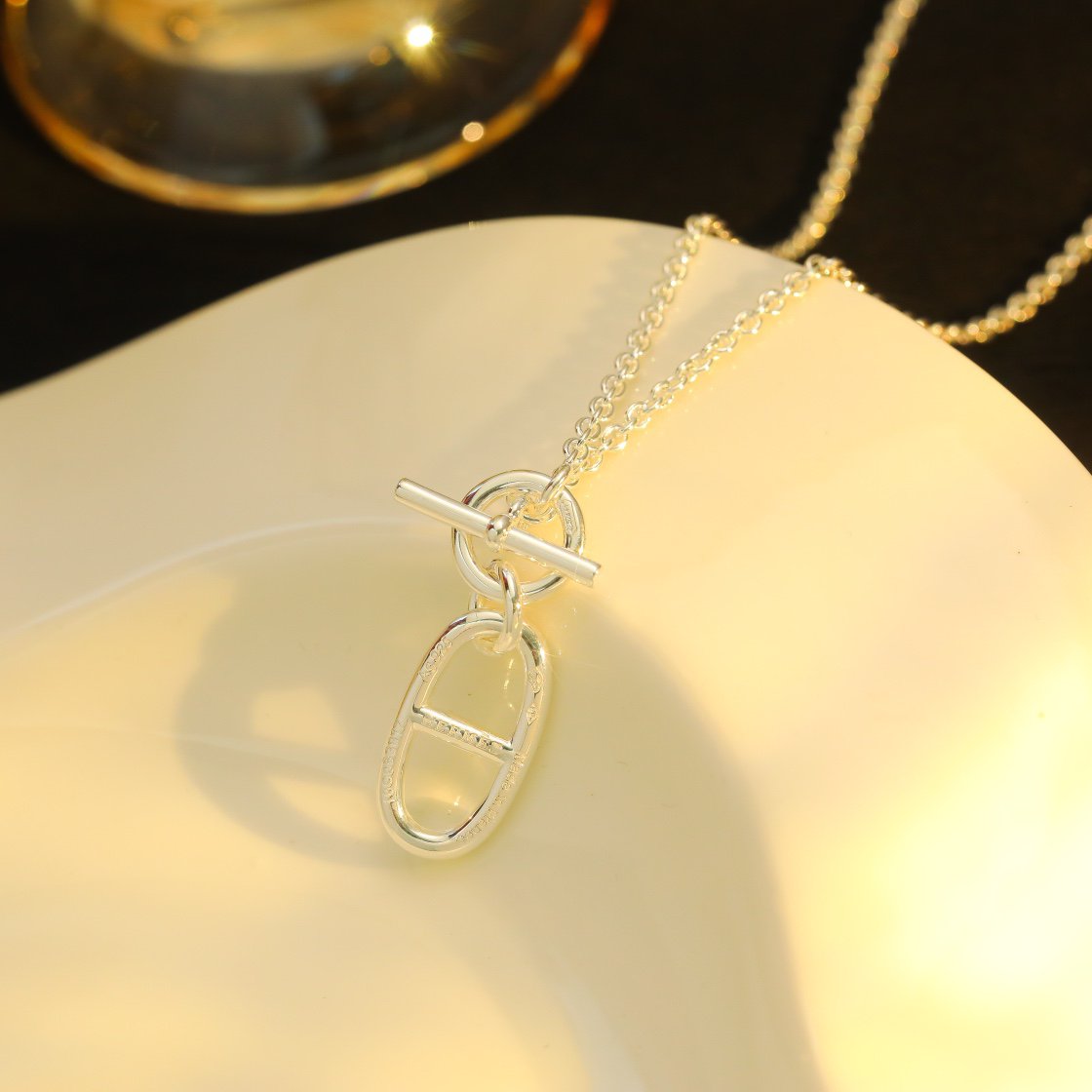 [Elowen Jewels]HM CHAINE D'ANCRE PENDANT NECKLACE STERLING SILVER