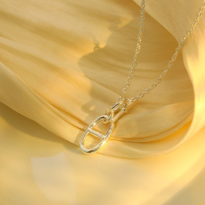[Elowen Jewels]HM CHAINE D'ANCRE PENDANT NECKLACE STERLING SILVER