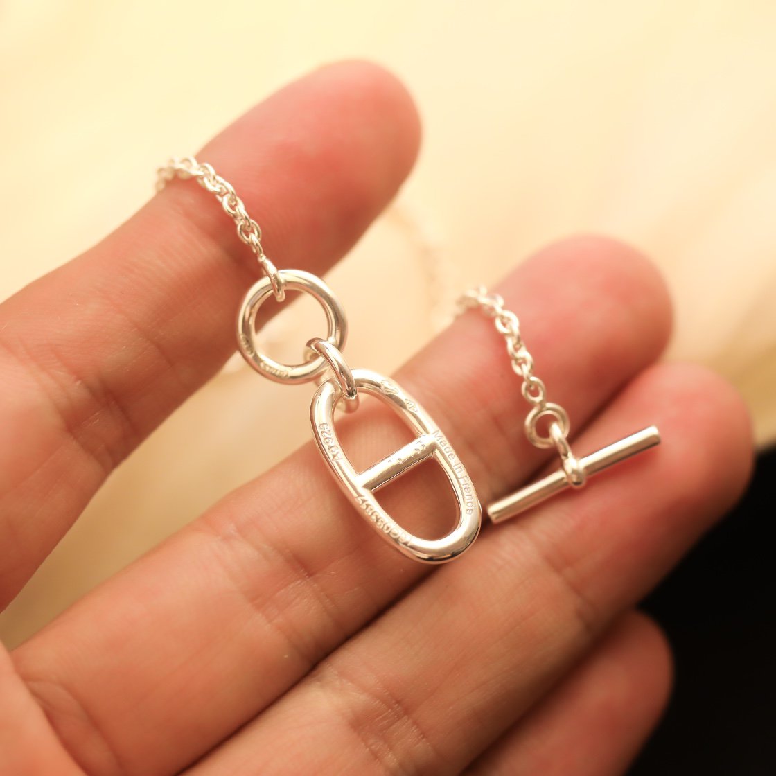 [Elowen Jewels]HM CHAINE D'ANCRE PENDANT NECKLACE STERLING SILVER