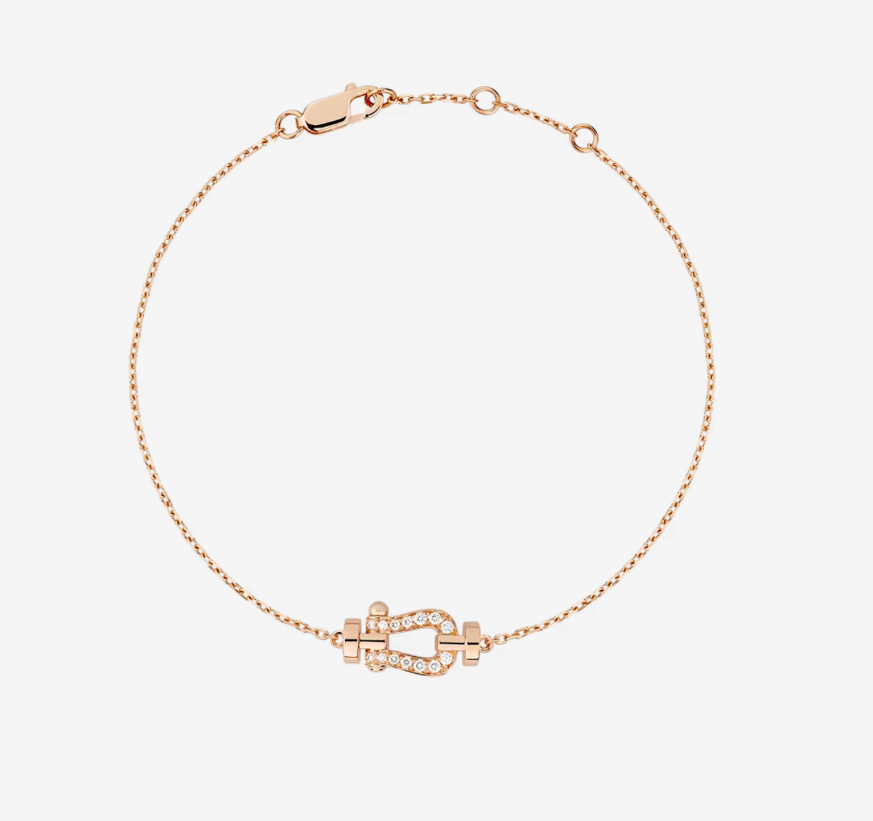 [Elowen Jewels]FORCE 10 FULL DIAMOND BUCKLE CHAIN LINK MINI MODEL