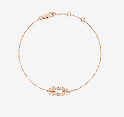 [Elowen Jewels]FORCE 10 FULL DIAMOND BUCKLE CHAIN LINK MINI MODEL