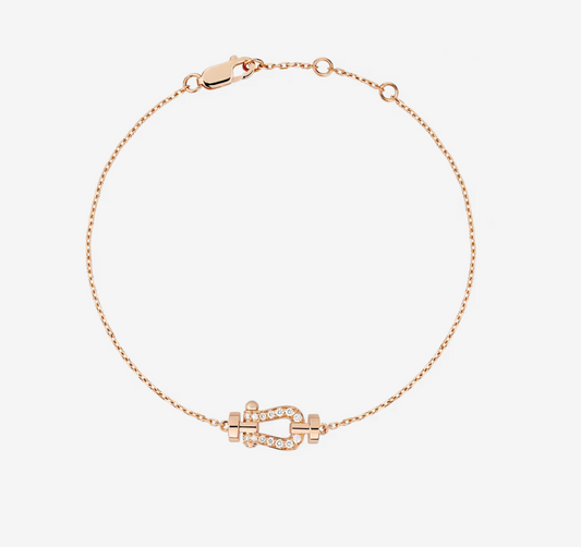 [Elowen Jewels]FORCE 10 FULL DIAMOND BUCKLE CHAIN LINK MINI MODEL
