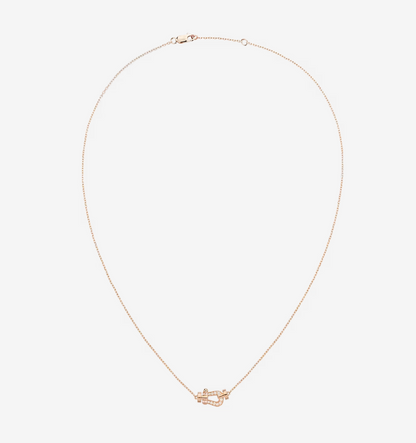[Elowen Jewels]FORCE 10 DIAMOND PINK GOLD NECKLACE MINI MODEL