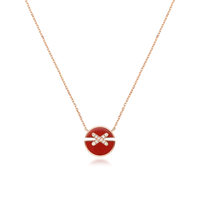 [Elowen Jewel]JEUX DE ROSE GOLD DIAMOND NECKLACE
