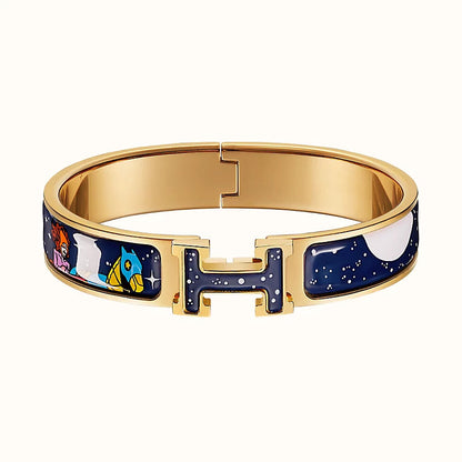 [Elowen Jewels]H STAR AND MOON BRACELET 12MM