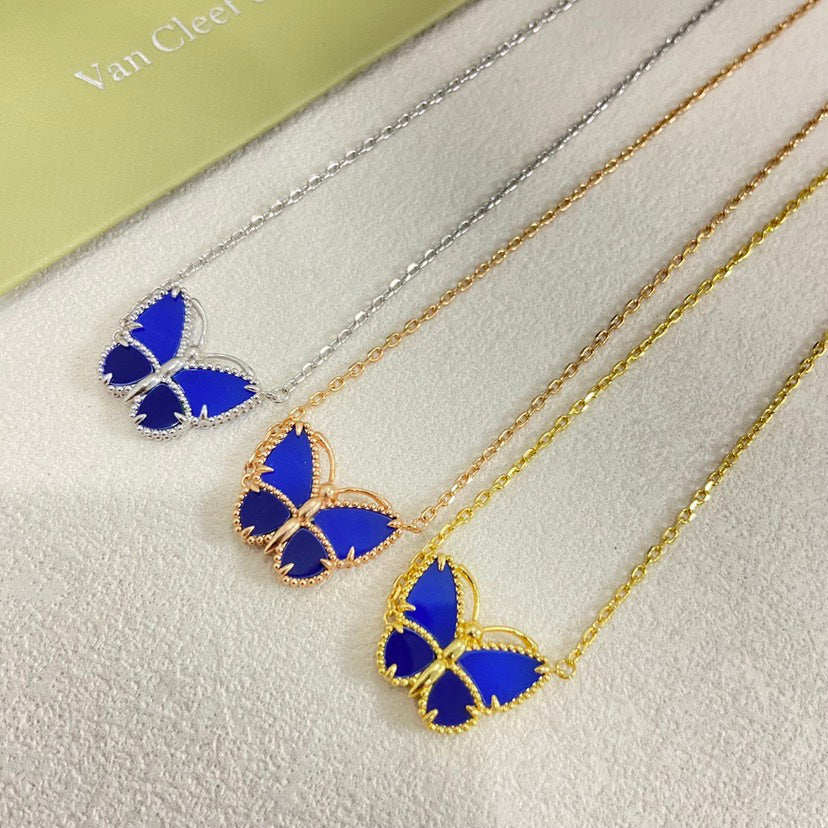 [Elowen-jewel] 2026 NEW LUCKY BUTTERFLY 1 MOTIFS NECKLACE