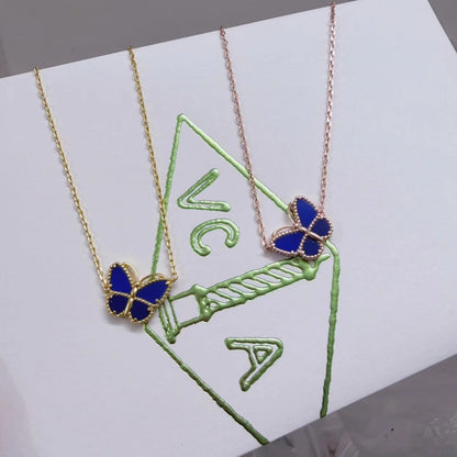 [Elowen-jewel] 2026 NEW LUCKY BUTTERFLY 1 MOTIFS NECKLACE