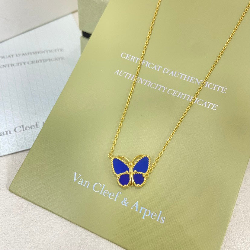 [Elowen-jewel] 2026 NEW LUCKY BUTTERFLY 1 MOTIFS NECKLACE