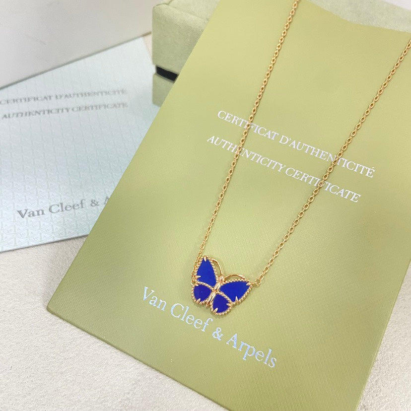 [Elowen-jewel] 2026 NEW LUCKY BUTTERFLY 1 MOTIFS NECKLACE