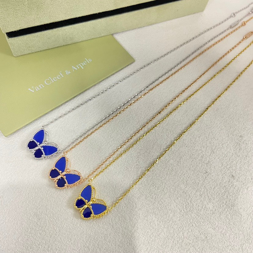 [Elowen-jewel] 2026 NEW LUCKY BUTTERFLY 1 MOTIFS NECKLACE