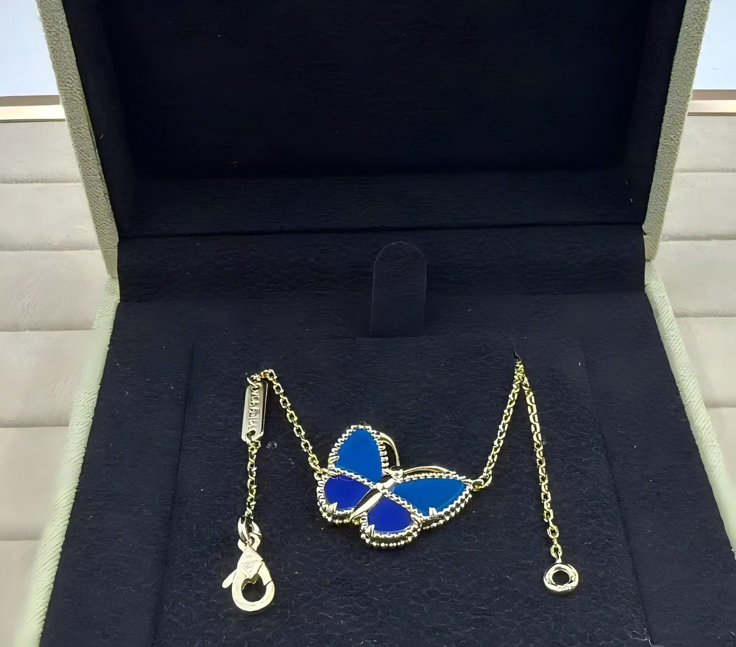 [Elowen-jewel] 2026 NEW LUCKY BUTTERFLY 1 MOTIFS NECKLACE