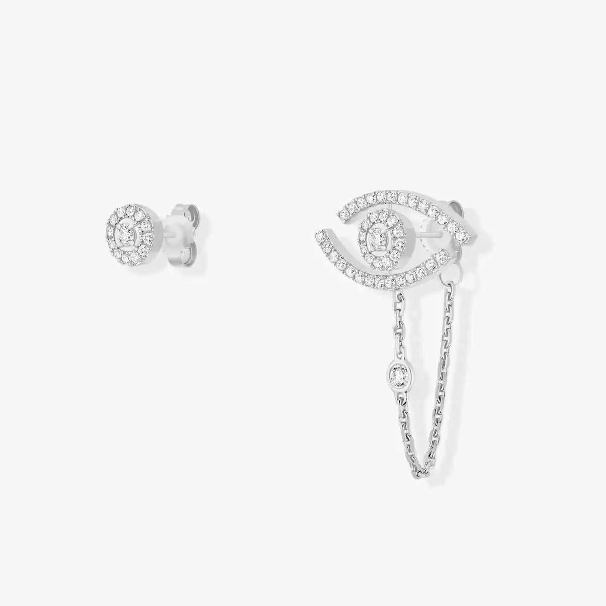 [Elowen Jewelry]Lucky Eye Diamond Earrings