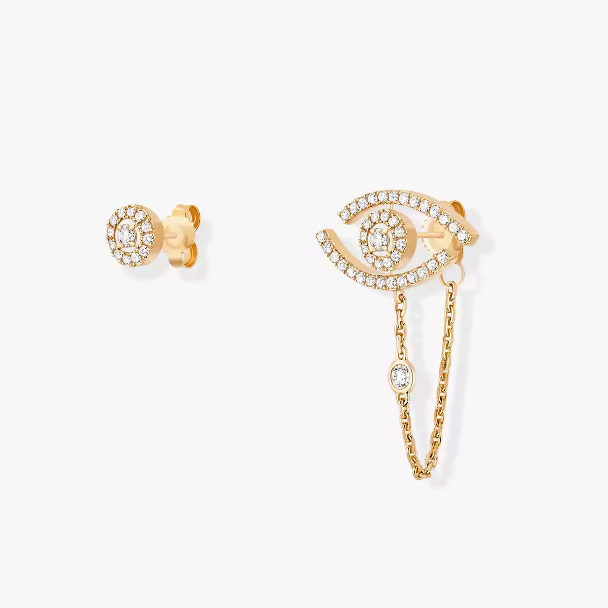 [Elowen Jewelry]Lucky Eye Diamond Earrings