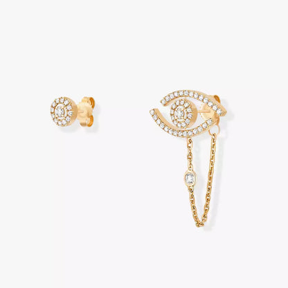 [Elowen Jewelry]Lucky Eye Diamond Earrings