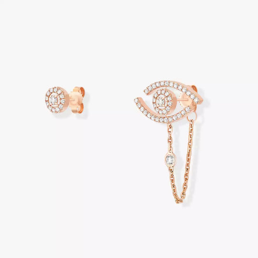 [Elowen Jewelry]Lucky Eye Diamond Earrings