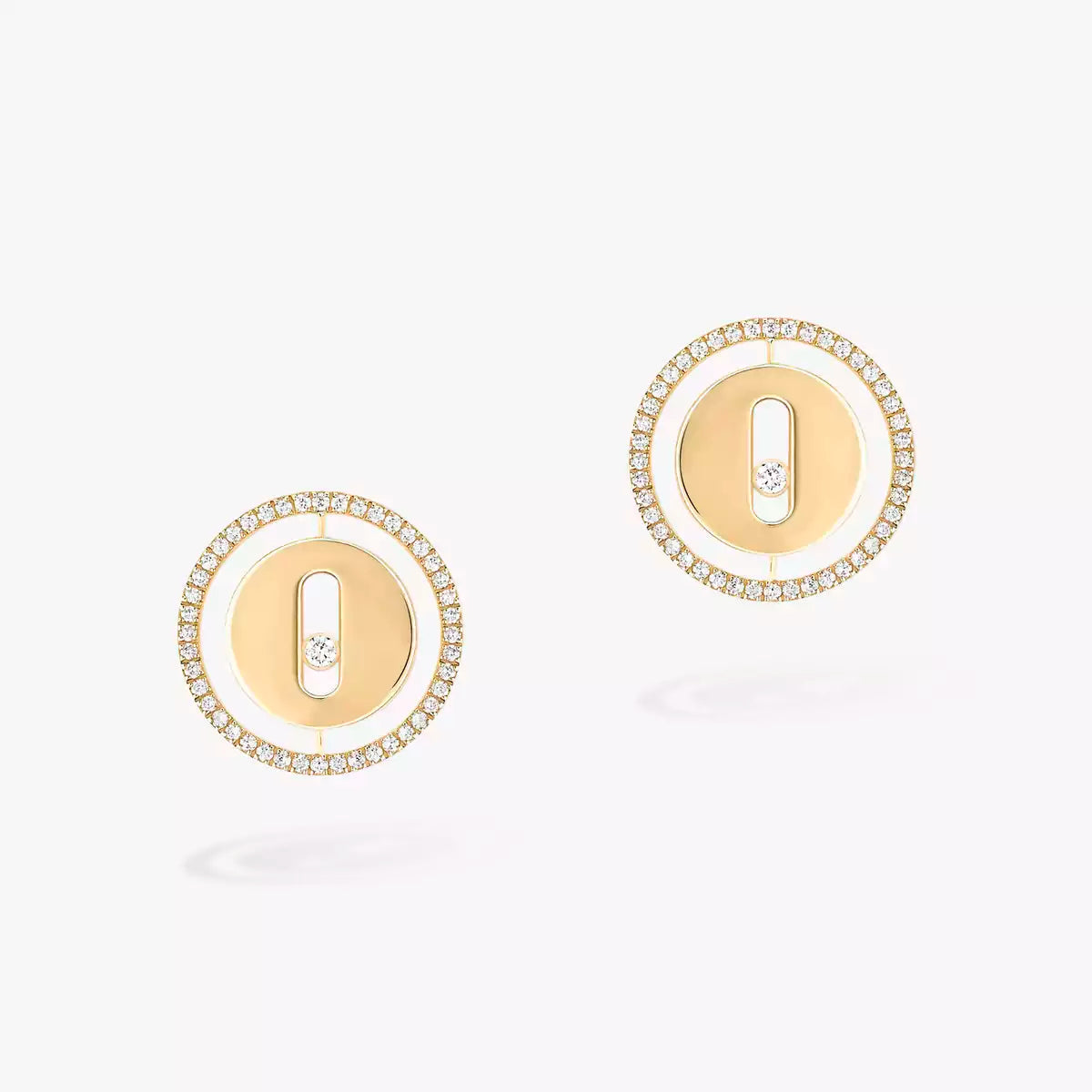 [Elowen Jewelry]Lucky Move Diamond Earrings