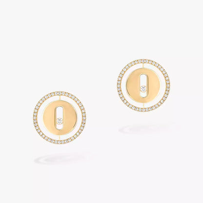 [Elowen Jewelry]Lucky Move Diamond Earrings