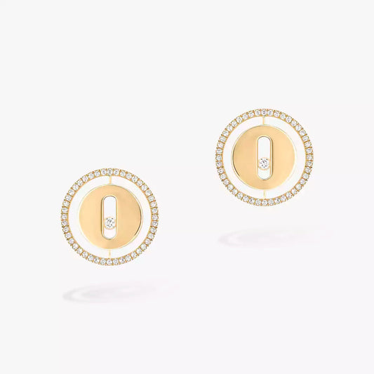 [Elowen Jewelry]Lucky Move Diamond Earrings