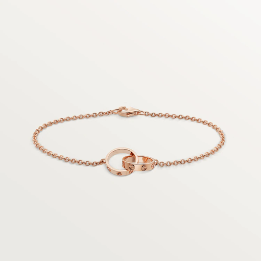 [Elowen Jewels]LOVE BRACELET DOUBLE RING