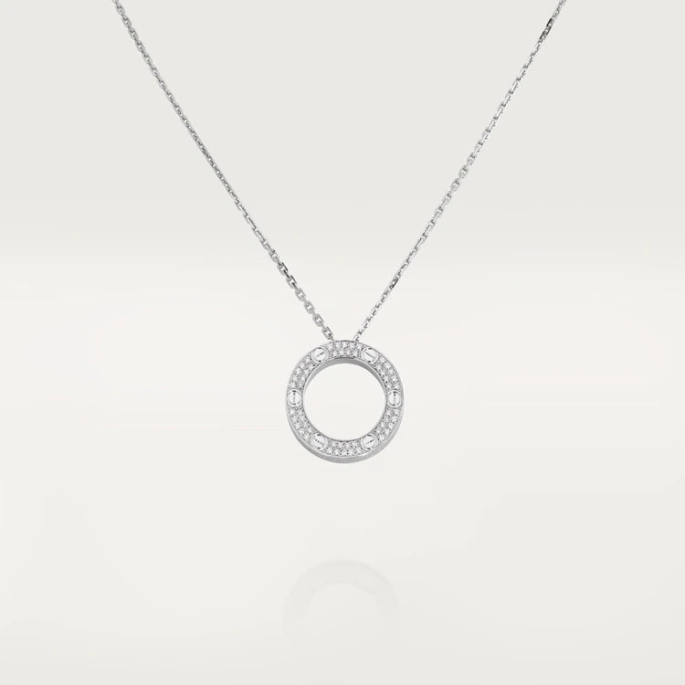 [Elowen Jewels]LOVE NECKLACE ADJUSTABLE SILVER